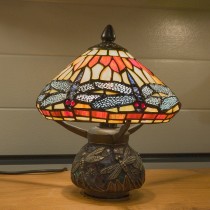 Tiffany Lampje libel oranje