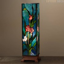 Vierkante Tiffany Lamp Tulpen Large