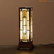Vierkante Tiffany Lamp Art Déco Small