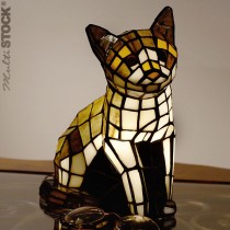 Tiffany lampje Kat