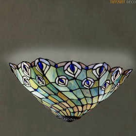 Tiffany Plafondlamp Pauweveer Large