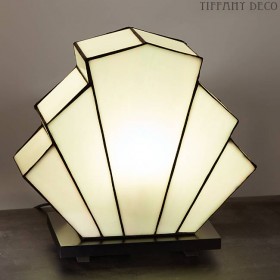 Tiffany Lamp B&W Art Déco Small