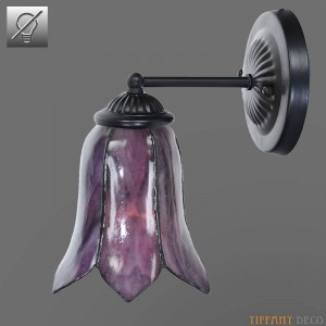 Tiffany wandlamp Gentian Purple