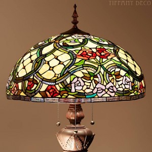 Tiffany Vloerlamp Rozentuin