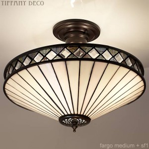 Tiffany Plafondlamp Fargo Medium
