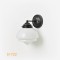 Art Déco Wandlamp @8 zwart