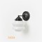 Art Déco Wandlamp @8 zwart
