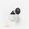 Art Déco Wandlamp @8 zwart