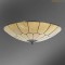 Tiffany plafonnier Art Déco B&W Zon Large
