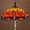 Tiffany Vloerlamp Dragonfly Orange