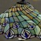 Tiffany Plafondlamp Pauweveer Large