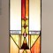 Vierkante Tiffany Lamp Art Déco Medium