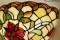Tiffany wandlamp Rode bloem