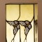 Vierkante Tiffany Lamp Vlinders Medium