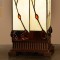 Vierkante Tiffany Lamp Vlinders Medium