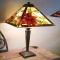 Tiffany Lamp Rode Bloem Medium