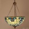 Tiffany hanglamp RetroBlauw Large