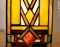Vierkante Tiffany Lamp Art Déco Small