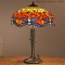 Tiffany Lamp Dragonfly Orange Medium
