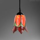 Tiffany hanglamp Mini Bloem Wit