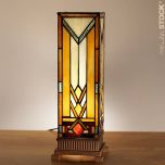 Lampe Tiffany Carré Art Déco Small