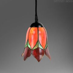 Tiffany hanglamp Mini Bloem Wit
